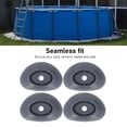 thumbnail image 3 of Tapas De Los Extremos De Las Patas De La Piscina, Soporte De Base De Zapatas De Piscina Estable Y Segura, 4 Piezas De Plástico Para Reemplazo, 3 of 7