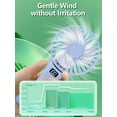 thumbnail image 4 of JELLOO Mini Portable Fan Powerful Handheld Fan 3 Speeds Personal Hand Rechargeable Fan 90° Foldable Fan Quiet Face Fan 1200mAh Battery Operated Fan with LED Display for Travel Office Outdoor, 4 of 9