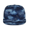 thumbnail image 2 of Fotbe Starry Sky Flat Bill Visor Cap Classic Snapback Hat Polyester Foam Trucker Hat Trucker Cap Adjustable Baseball Cap, 2 of 9