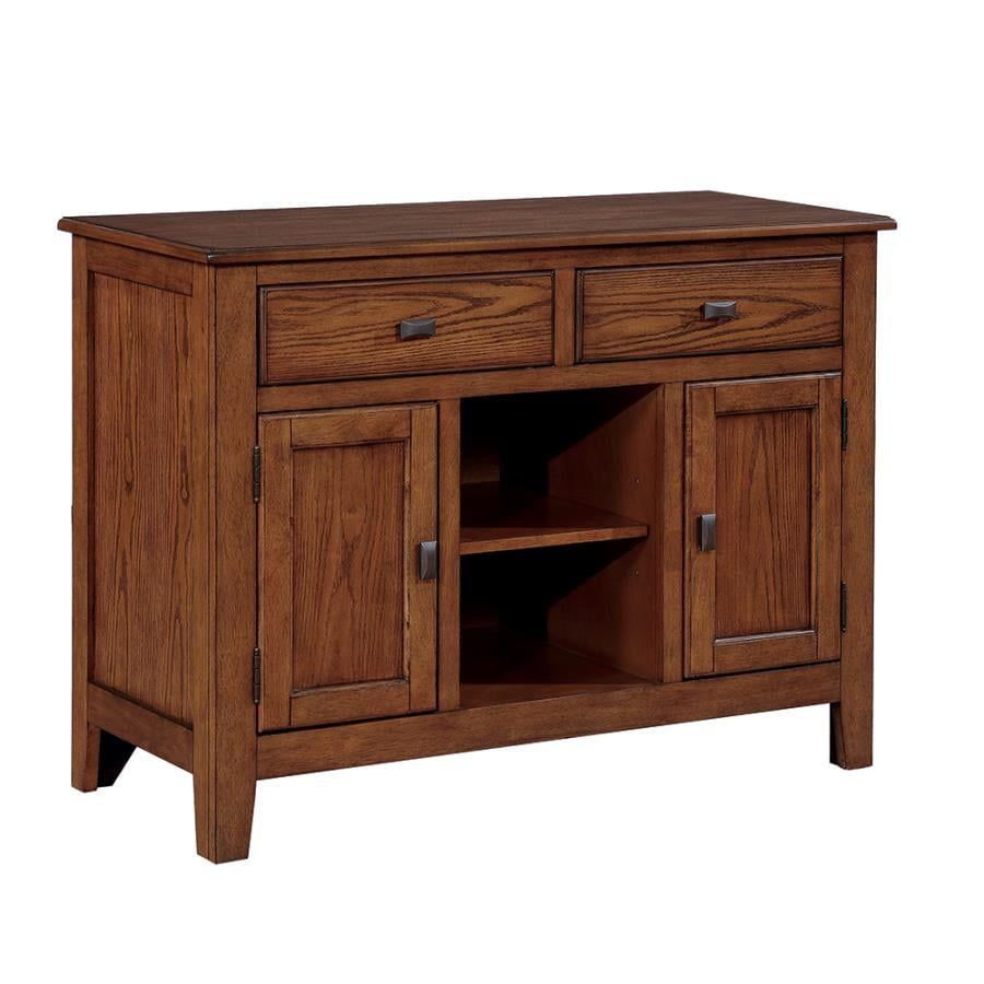 Coaster Company Nelms Dining Server in Deep Brown