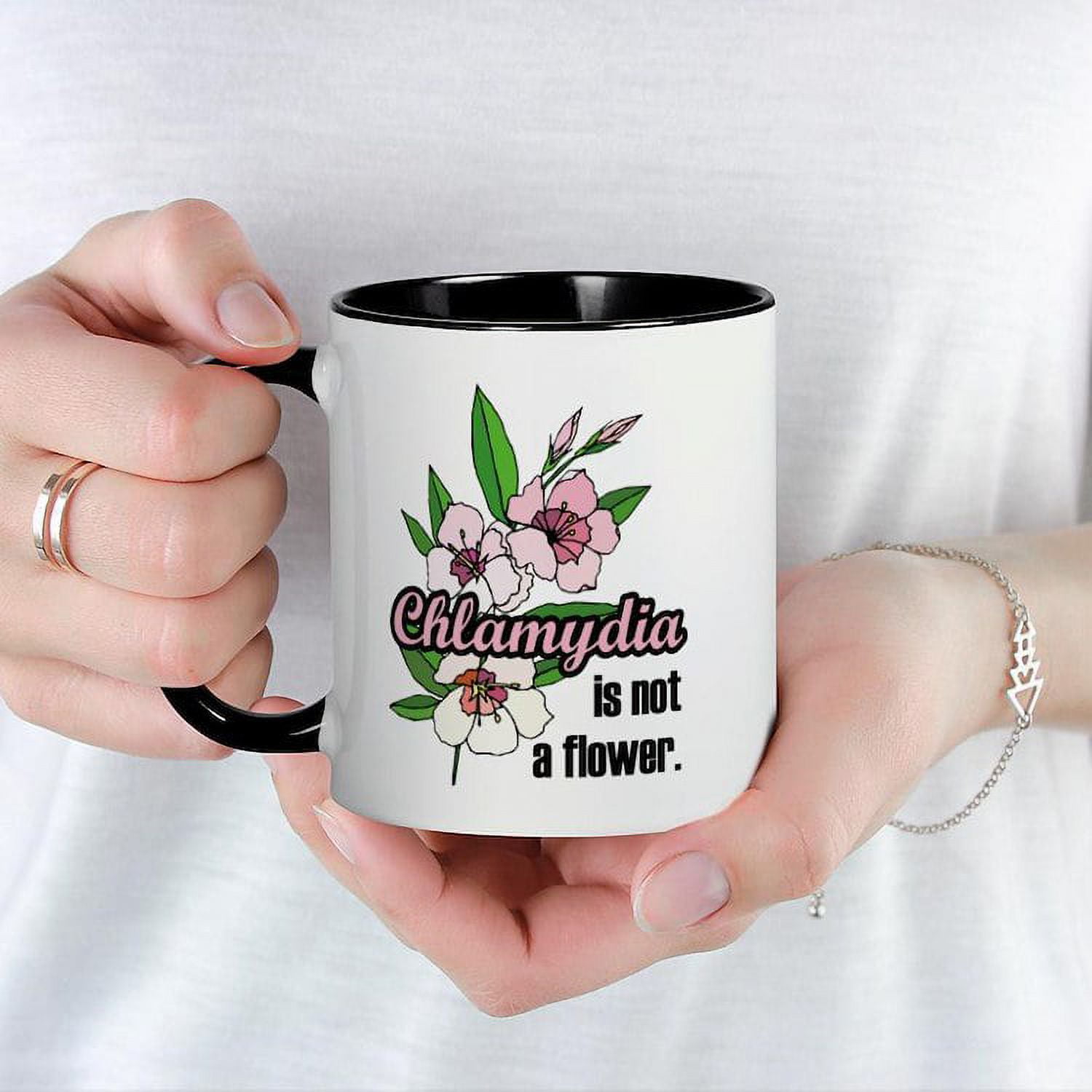 CafePress Funky Flowers Mugs 11 oz Ceramic Mug (1401431746)