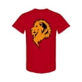 thumbnail image 1 of Orange Lion Head  T-Shirt Men -Image by Shutterstock, Male x-Large, 1 of 2