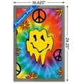 thumbnail image 3 of Groovy Melting Smile Face Wall Poster, 14.725" x 22.375" Framed, 3 of 5