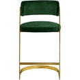 thumbnail image 4 of Meridian Furniture Inc Stephanie 26 in. Upholstered Counter Stool - Set of 2, 4 of 5