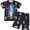 Black Butterfly Fairy, variant on 3-10Y Toddler and Little Girls Owl Pajamas 2-Piece Shirt & Shorts Pjs Set Big Kids Summer Jammies