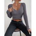 thumbnail image 2 of Sueter De Mujer Moda Canale Sweater Diseño A Relieve Abrigo LOLE  Sueter, 2 of 4