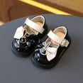 thumbnail image 2 of Meihuid Adorable Leather Flats Shoes with Bowknot Decor for Baby Girls, 2 of 4