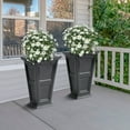 thumbnail image 5 of FCMP Outdoor Chelsea Planter Box with Self Watering Feature, Black (2 Pack), 5 of 7