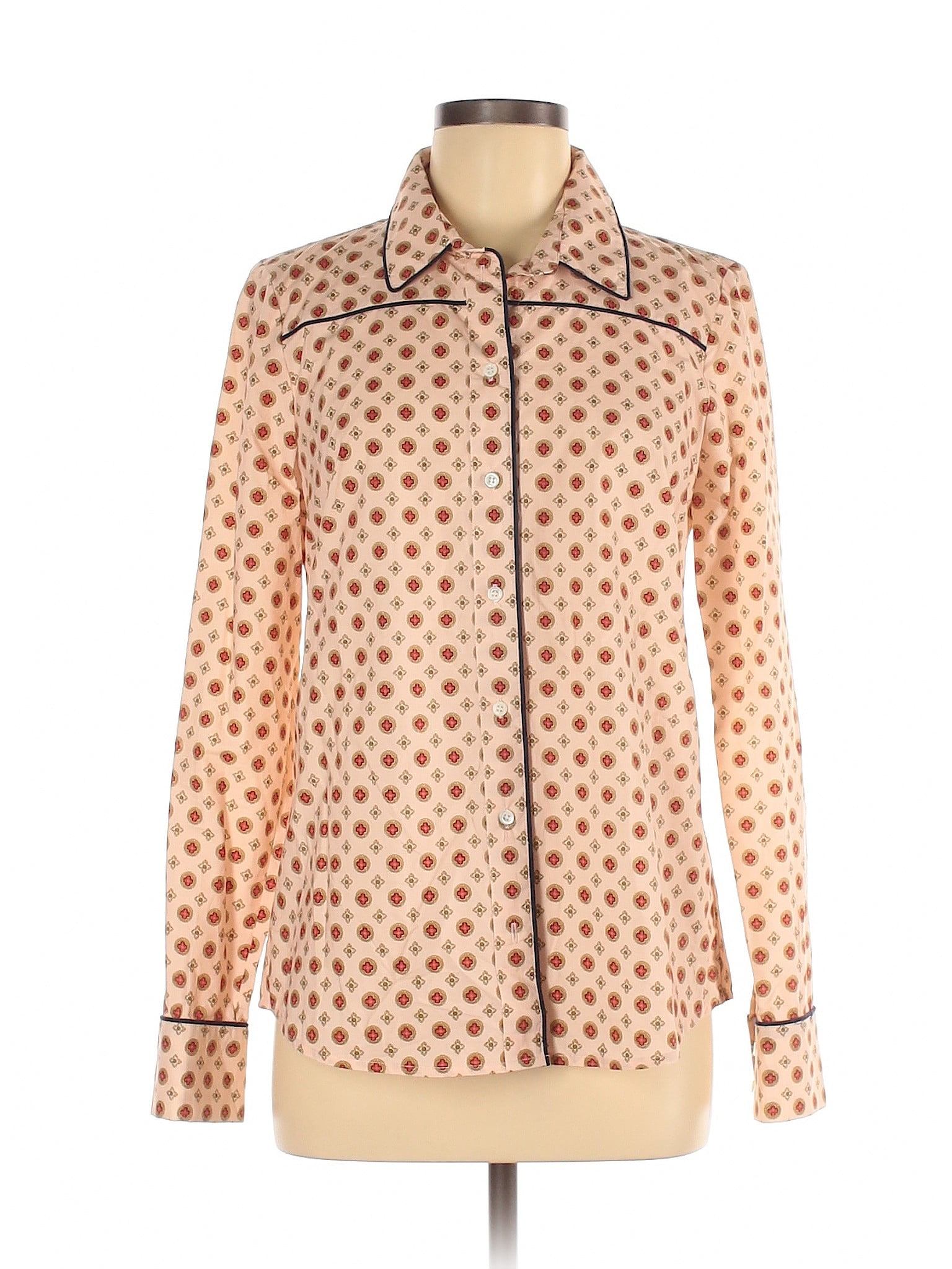 J.crew PreOwned J.Crew Women's Size 6 Long Sleeve ButtonDown Shirt