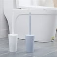 thumbnail image 3 of Moocorvic Toilet Scrubber Brush with Holder-Free Standing Stainless Steel Toilet Brushes Including,ClosedScrubber Brush with Stiff Bristles for Deep Cleaning,, 3 of 7