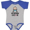 thumbnail image 3 of Inktastic My Memaw Loves Me Baby Boy Boys Baby Bodysuit, 3 of 5