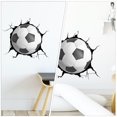 thumbnail image 2 of 2 Sheets Stickers Cartoon Wall Ornaments Living Room Decals Soccer Posters for Boys Bedroom Football Children's, 2 of 6