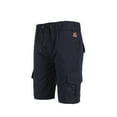 thumbnail image 2 of Qiylii Men's Short Gym Trousers,Daily Skinny Stretching Pure Color Cargo Shorts, 2 of 9
