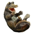 thumbnail image 4 of Ebros Gift Comical Thirsty Alligator Wine Holder Figurine 8.75"H Prehistoric Reptile Party Hosting Decor, 4 of 4