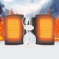 thumbnail image 4 of Cubiertas de agarre calefactor de doble cara PU para andar en bicicleta y moto de nieve (36 V a 96 V) Manguitos calefactables para manillar, 4 of 7