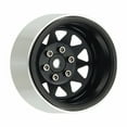 thumbnail image 3 of Graflsoa Universal RC Model Crawler 2.2" Aluminum Alloy Wheel Rims, 10-Hole Triangle Design, Black (Set of 4) for Enhanced Tire Support, 3 of 6