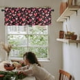 thumbnail image 6 of Curtain Valances for Windows, Romantic Valentine''s Day Love Graffiti Rod Pocket Valance Window Treatments Short Curtains for Kitchen Bathroom Living Room 54 x 18 Inches, 1 Panel, 6 of 6