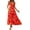 Rust Red, variant on PRETTYGARDEN Women Dresses Summer Floral Sleeveless Maxi Dress Casual Spaghetti Strap Tiered Flowy Beach Long Dress