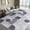 Grey, variant on Machine Washable 2.7x10 Runner Rug, Soft Modern Geometric Abstract Brown Rugs for Bedroom Living Room, Non-Shedding Faux Wool Indoor Throw Floor Carpet for Office Entryway Dining Room Decor