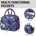 thumbnail image 2 of Hawaiian Floral Lunch Tote – Aloha Inspired Botanical Pattern, Insulated Portable Cooler Bag for Work and Picnic, 2 of 3
