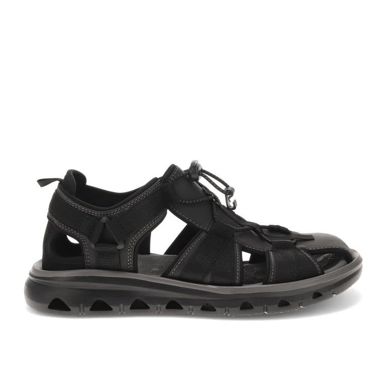 Dockers Mens Lionel Slip On Supreme Comfort Footbed Sandals Black Size 11M NIB Amazon.com | Dockers Mens Lionel Synthetic Leather Casual  main image 3