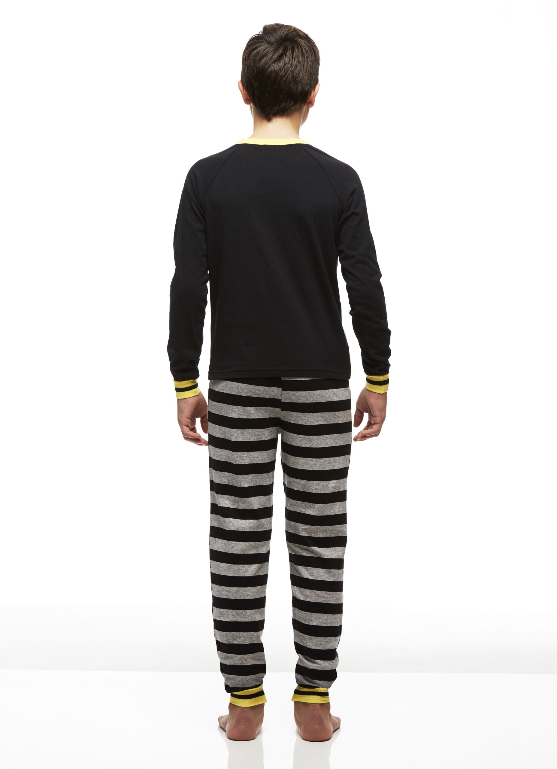 Big Boys 2Piece Cotton Pajama Set, LongSleeve Top and Jogger Pants