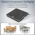 thumbnail image 3 of Costway Outdoor Chair Cushion Set of 2 Waterproof Fade-Resistant Olefin Seat Cushions Gray, 3 of 8