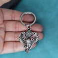 thumbnail image 4 of Beetle Eye of Horus Egypt Key Chain Charm Pendant Scarab Ankh Cross Religious Keyring for Women Men Jewelry Gift Keychain, 4 of 4