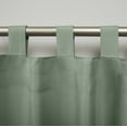 thumbnail image 3 of Exclusive Home Cabana Solid Indoor/Outdoor Light Filtering Hook-and-Loop Tab Top Curtain Panel Pair, 54"x120", Seafoam, 3 of 16