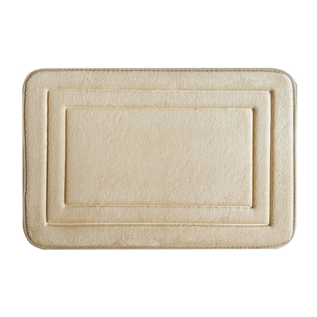 Alfombrilla absorbente antideslizante para baño, lavable a máquina, suave y absorbente para el baño.