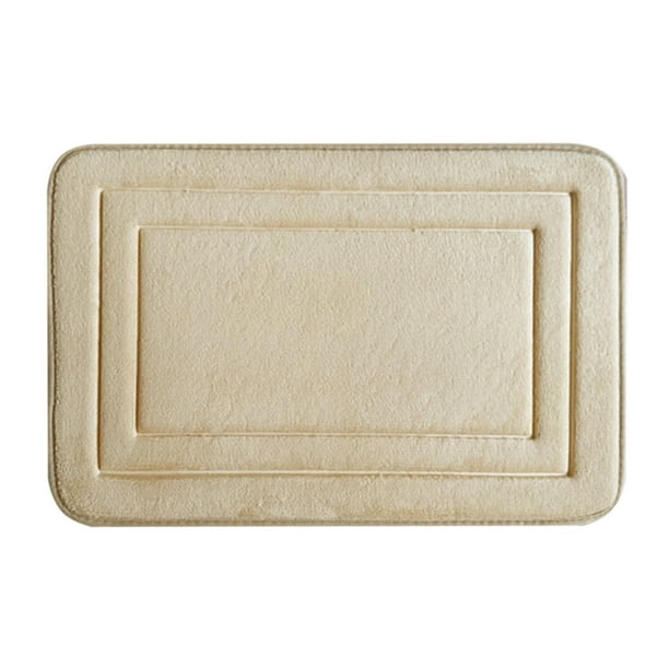 Alfombrilla absorbente antideslizante para baño, lavable a máquina, suave y absorbente para el baño.