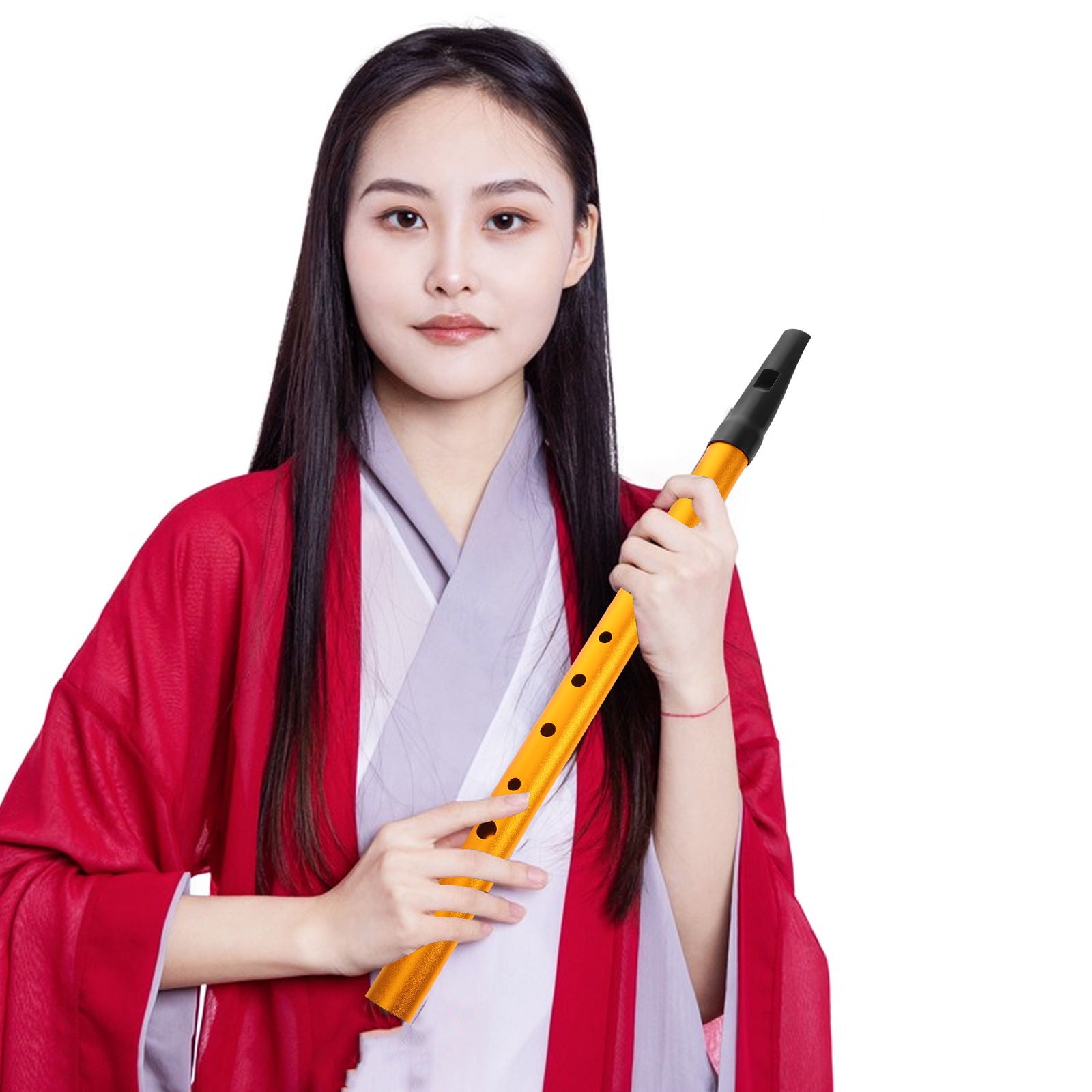YOSADIER Beginner Ire Flute Vertical Tin Whistle 6 Hole Key of C Instrument
