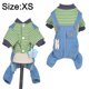 thumbnail image 2 of Tirantes a rayas para mascotas Ropa para perros Ropa de otoño e invierno para mascotas Tirantes de mezclilla para mascotas MFZFUKR BST2002905-1, 2 of 5