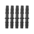 thumbnail image 1 of Conector de Tubería en Forma de I de 2 Vías de Plástico de Bargains Únicos 0.22" Negro 5 Pcs, 1 of 7