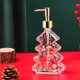 thumbnail image 1 of Christmas Tree Bottle Push Lotion Bottle Hotel Shower Gel Glass Bottle Shampoo Conditioner Bottle, 1 of 6