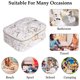 thumbnail image 4 of Bolso cosmético de gran capacidad portátil multifuncional del modelo de mármol, hecho de PU, 4 of 5