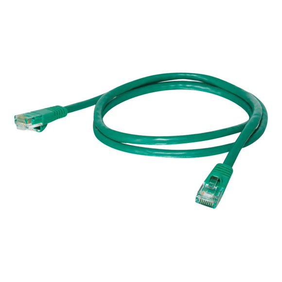 C2G Cat5e Snagless Unshielded (UTP) Network Patch Cable - Patch cable - RJ-45 (M) to RJ-45 (M) - 6 ft - UTP - CAT 5e - molded, snagless, stranded - green