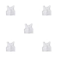 thumbnail image 2 of Minnieouse Tank Top Chaleco Camisa Pecho Trans Elástico Deportes Ropa Interior Vendaje Reforzado Corsé Corto Transpirable Mujer Blanco XL Type2 NO2, 2 of 6