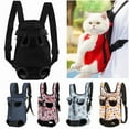 thumbnail image 2 of Adjustable Cat Carrier Bag Pet Double Shoulder Backpack Portable Bag Outdoor Travel Camping Hiking Cat Bag Dog Bag, 2 of 10