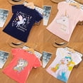 thumbnail image 2 of 2021 3 5 6 7 8 años, camiseta de unicornio para niñas, camisetas de manga corta para niños, ropa con estampado de dibujos animados para niños, ropa de fiesta de cumpleaños para niños Tan Jianjun unisex, 2 of 2