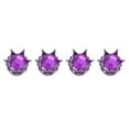 thumbnail image 2 of Housses de Soupapes de Roue, 4 Pcs Universelles Légères pour Potence de Roue pour Voitures Camions Bicyclettes Violet, 2 of 8