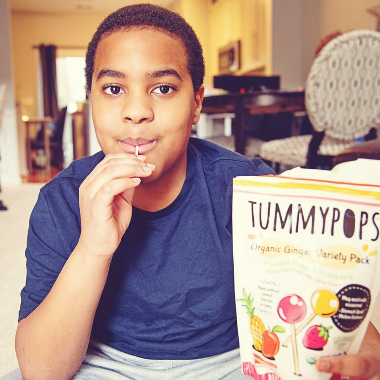 USDA Organic Ginger Tummypops Lollipops Variety Pack (Pineapple