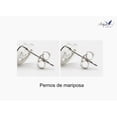 thumbnail image 4 of Aretes de plata .925 BELLAPLATA MF broquel Mariposas Primavera de plata reflejante, 4 of 4