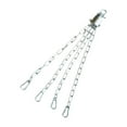 thumbnail image 3 of Cadena Giratoria para Saco de Boxeo, Cadenas de Hierro Colgantes de 4 Hebras, Giratorias de 53cm con 4 Ganchos a Presión, Cadena para Saco de Boxeo Pa, 3 of 8