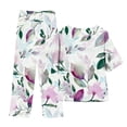 thumbnail image 4 of Puntoco Conjunto de traje de dos piezas con cuello redondo y manga corta estampado de verano para mujer Puntoco Puntoco-2550, 4 of 4