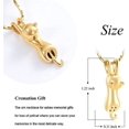 thumbnail image 3 of Small Cat Pet Cremation Jewelry for Cat's Ashes Memorial Ash Jewelry Keepsake Cat Urn Pendants for Animal Ashes Necklace, 3 of 7