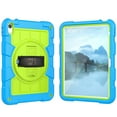 thumbnail image 6 of Allytech Shockproof Case for Apple iPad 10.9" 10th Generation, iPad 10 2022 Case, Rugged Shoulder Strap Rotating Stand Shoulder Strap Kids Friendly Bumper Heavy Duty Shockproof Case - Blue, 6 of 8
