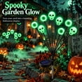 thumbnail image 4 of Inadays Halloween Decorations Outdoor Halloween Decor Solar Scary Eyeball Lights 2Pack 16LEDs Waterproof Purple Eyeball Swaying Firefly Light With 2 Modes For Garden/Yard/Patio/Party Decor, Green, 4 of 7