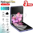 thumbnail image 1 of Protector de pantalla de película de hidrogel HD para Samsung Galaxy Z Flip, película protectora suave para Samsung Z Flip4 Flip3, película protectora para teléfono, 3 uds. Tan Jianjun unisex, 1 of 1