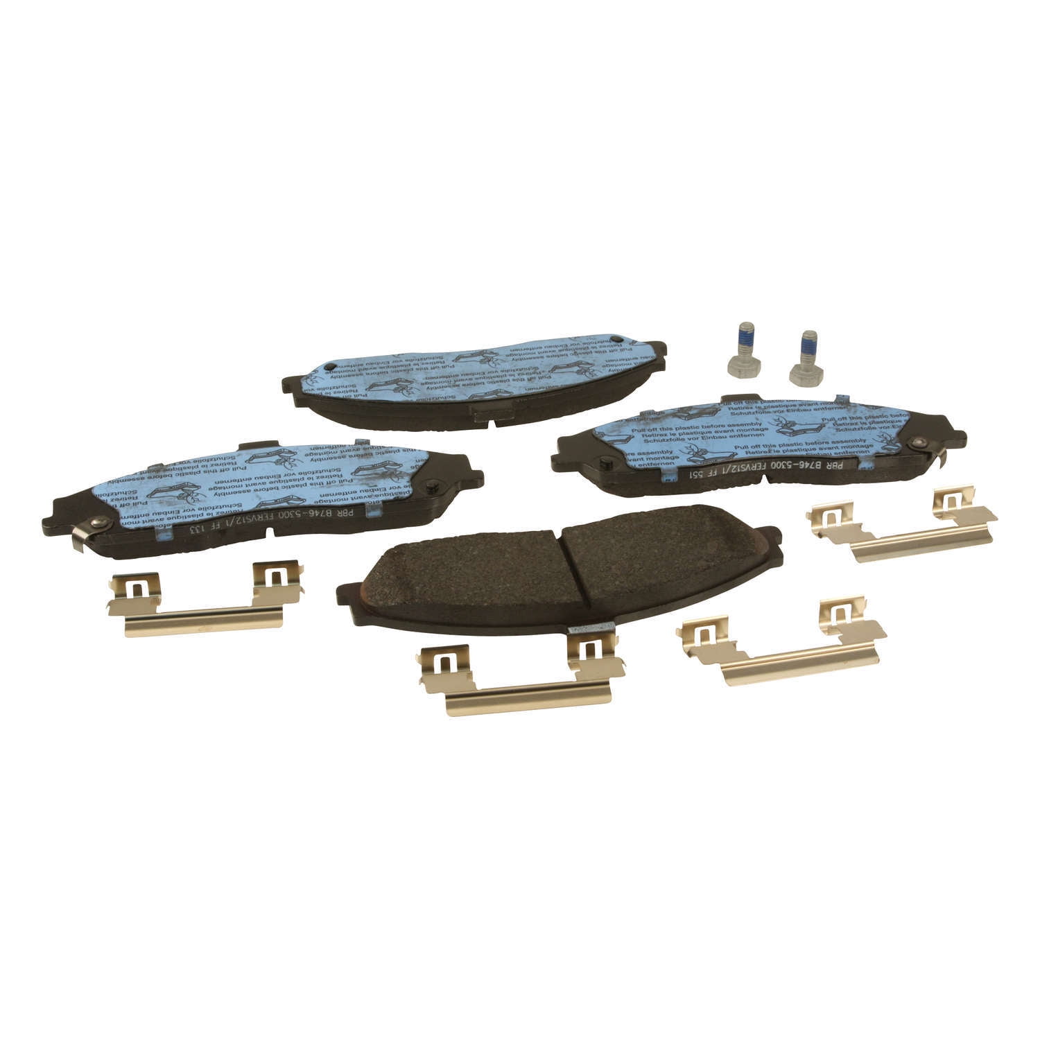 Acdelco Genuine Gm Brake Pad Set W Shims